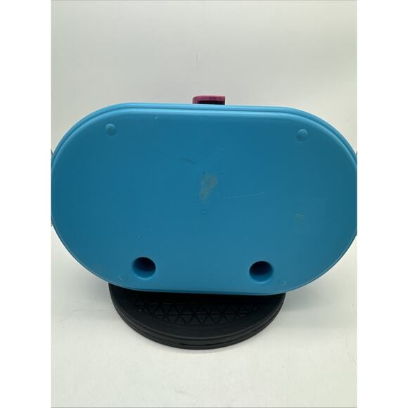 Vintage Teal Original Caboodles 3 Tier Makeup Storage Carrying Case With Mirror - Picture 10 of 10